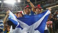 Scotland fans Olympic tennis final