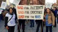Junior doctors' protest
