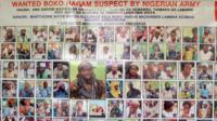 Boko Haram suspects wanted by the Nigerian police, October 2016