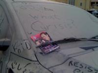 Dirty car in Dubai