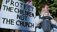 UK clerical sex-abuse protester, 17 September 2010