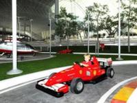 Child in mini-Ferrari