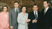 An undated family photograph at Tahadeya Palace in Cairo, released in 2007