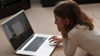 Girl on laptop