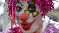 Clown's face