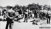 Aftermath of Sharpeville shootings