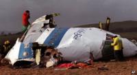 Aftermath of the Lockerbie plane crash