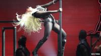 Lady Gaga dancing on stage