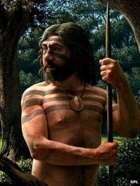 Neanderthal artist's impression