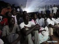 Kony screening in Uganda