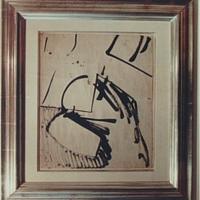 Ink on Paper by Franz Kline