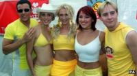 STEPS appear in canary yellow outfits