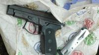 One of the gun thought to have been used to kill Kevin Carroll