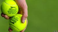 Tennis balls at Wimbledon
