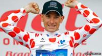 Man in polka dot jersey