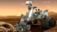Artist's impression of Mars Curiosity rover