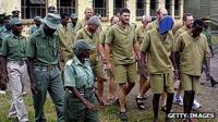 Alleged mercenaries held in Zimbabwe