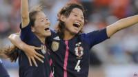 Japan's women's football team members