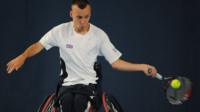 Wheelchair tennis player Andrew Lapthorne