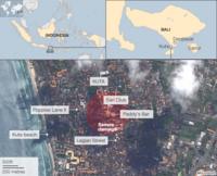 bali bombing 2002 bombings map