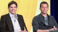 Ashton Kutcher and Jon Cryer