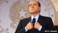 File photo of former Italian Prime Minister Silvio Berlusconi, 26 October 2012