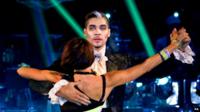Louis Smith dancing on Strictly Come Dancing