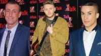 The X Factor 2012 finalists: Christopher Maloney, James Arthur and Jahmene Douglas.