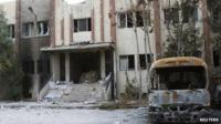 The Damascus suburb of Douma 21, November 2012