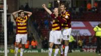 Bradford players celebrate