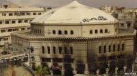 Damaged mosque in Damascus (9 November 2012)