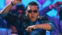 Psy performing Gangnam Style