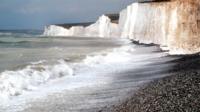 White cliffs of Dover