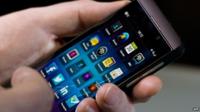 A BlackBerry 10 smartphone.