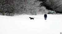 Snow has fallen around parts of northern England, Scotland and Northern Ireland.