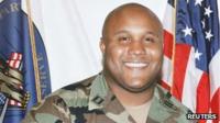 Christopher Dorner in military uniform in 2008