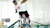 Former soldier and Paralympian Derek Derenalagi