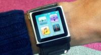 A watch with a touchscreen display