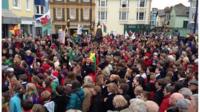 Parêd Gŵyl Dewi Aberystwyth 2013