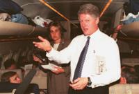 Dee Dee Myers with Bill Clinton in 1995