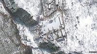 Aerial view of Punggye-ri test site - 12 February