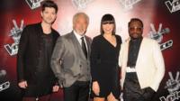 The Voice coaches Danny O'Donoghue, Sir Tom Jones, Jessie J and will.i.am