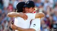 Stuart Broad with Ashes trophy in 2009