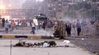 Violence at protest in Cairo, 27 July