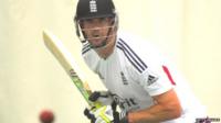 England batsman Kevin Pietersen in action