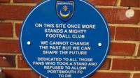 Portsmouth plaque