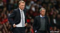 David Moyes and Jose Mourinho