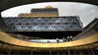 View of Library of Birmingham from the amphitheatre