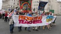 Teacher strikes