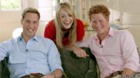 Prince William, Fearne Cotton and Prince Harry
